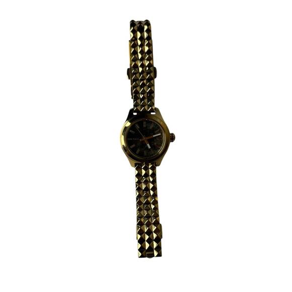 Diesel Kray Kray Pyramid Stainless Steel Watch Gold - Picture 2 of 3